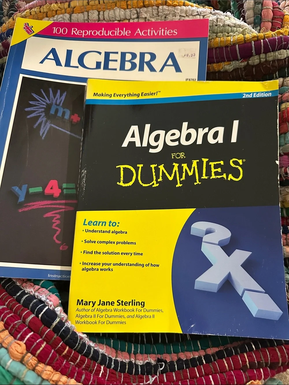 Algebra Homeschool Math Bundle For Dummies + Grades 5-8 Workbook Answer Key